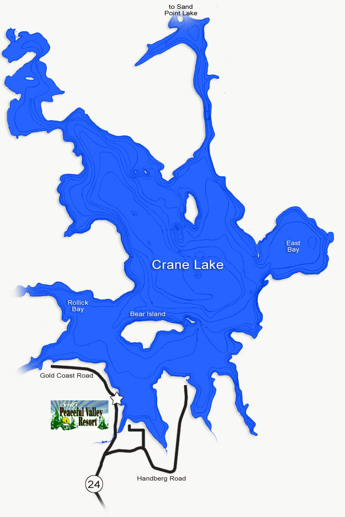 Crane Lake Mn Map Crane Lake In Minnesota - Voyageurs National Park Entry